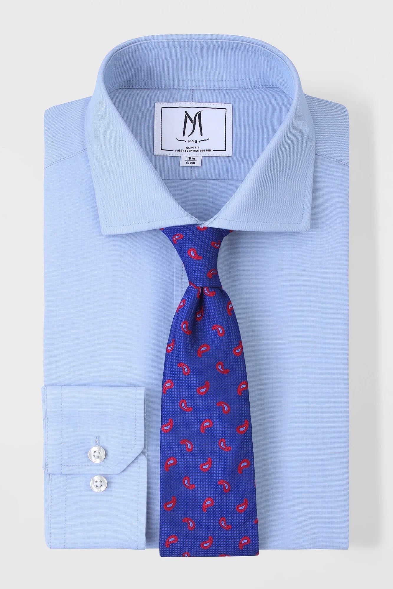 Blue Filafil Shirt - Slim Fit
