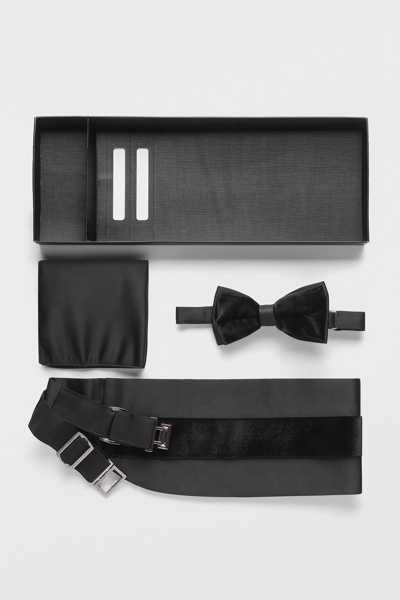 Black Velvet Tux Set with Box