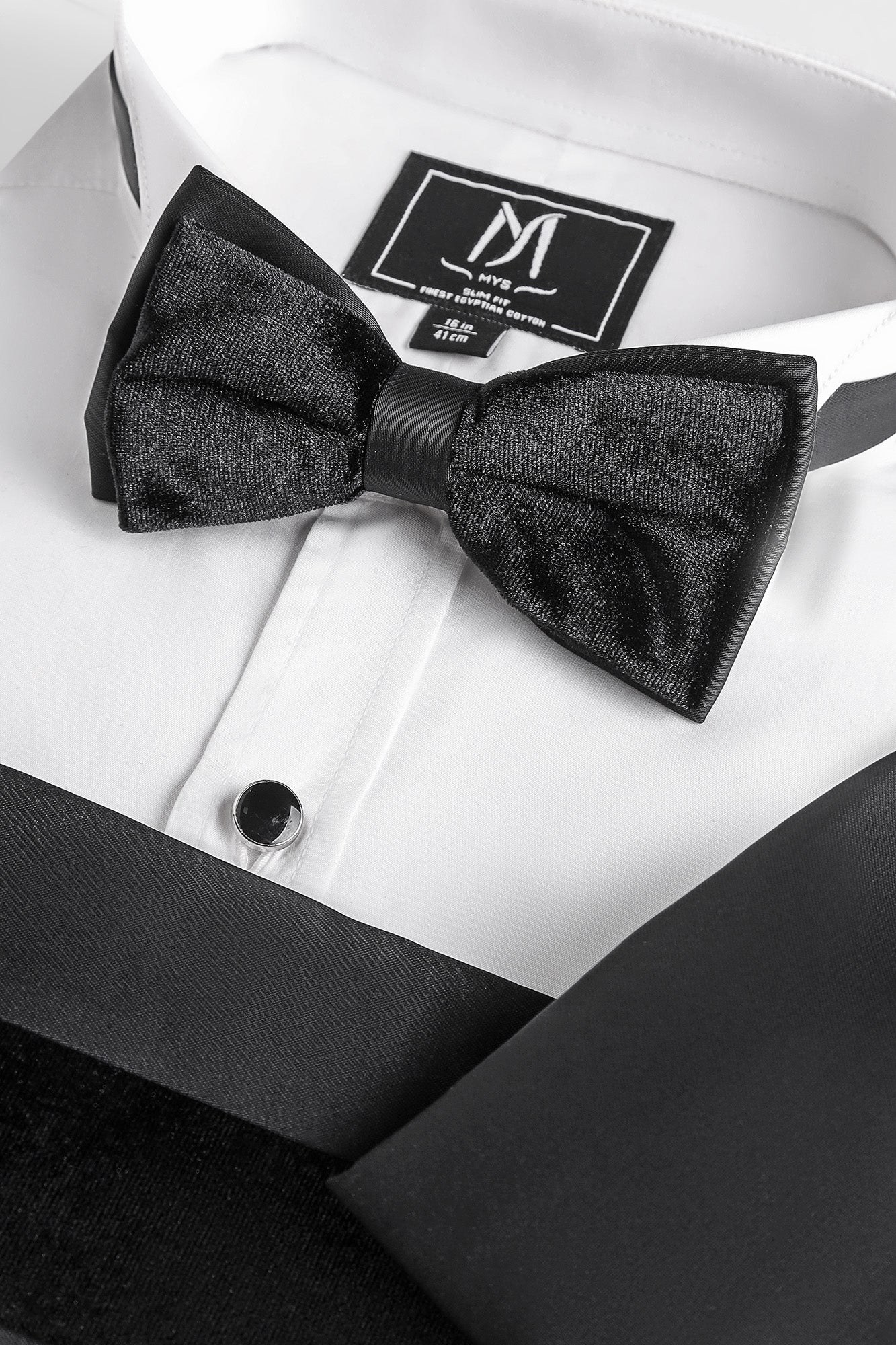 Black Velvet Tux Set with Box