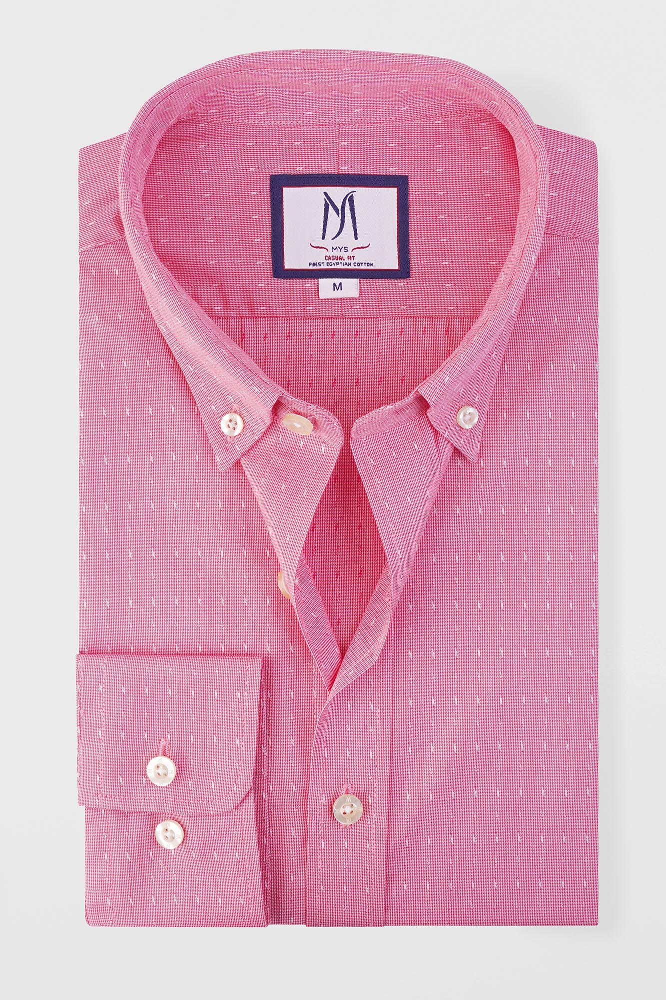 Red Detailed Oxford Shirt