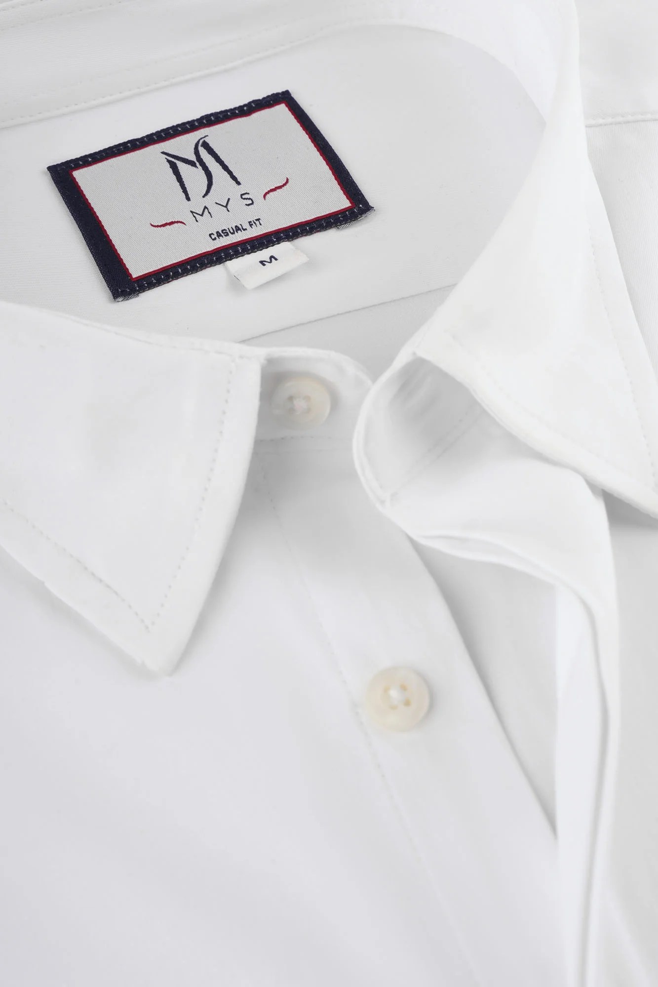 Twill Stretch Hidden Placket Shirt