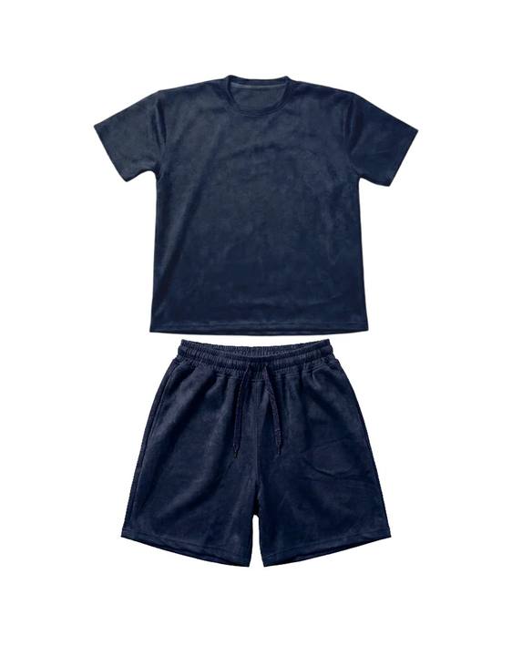 Navy Velvet Set