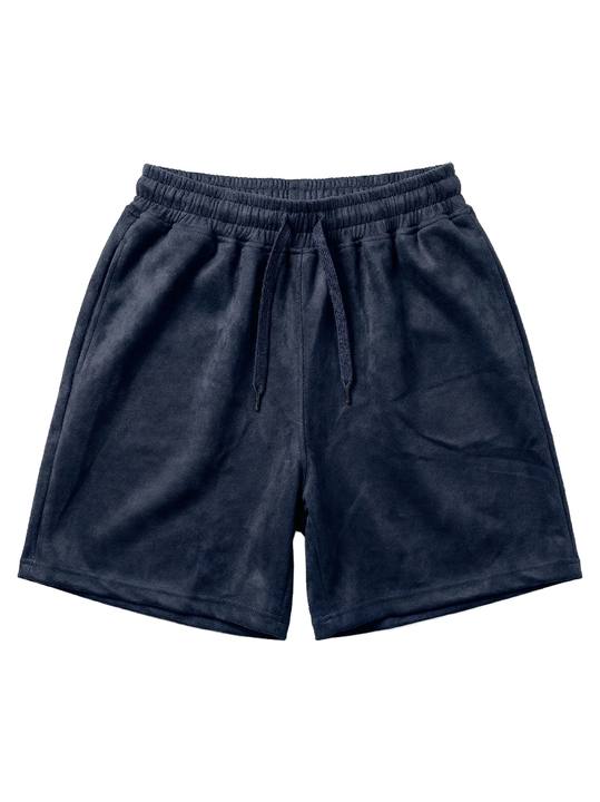 Navy Velvet Short