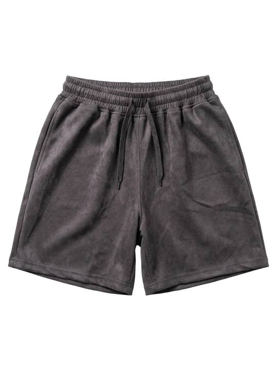 Grey Velvet Short