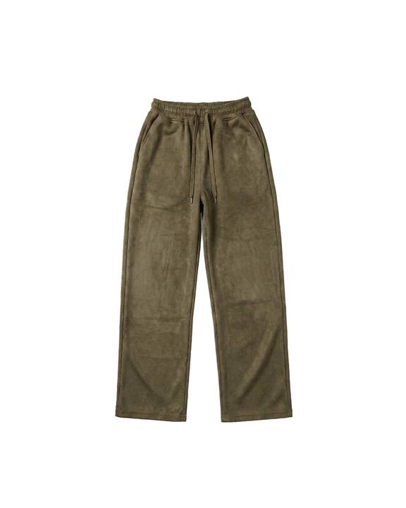 Forest Olive Suede Pants