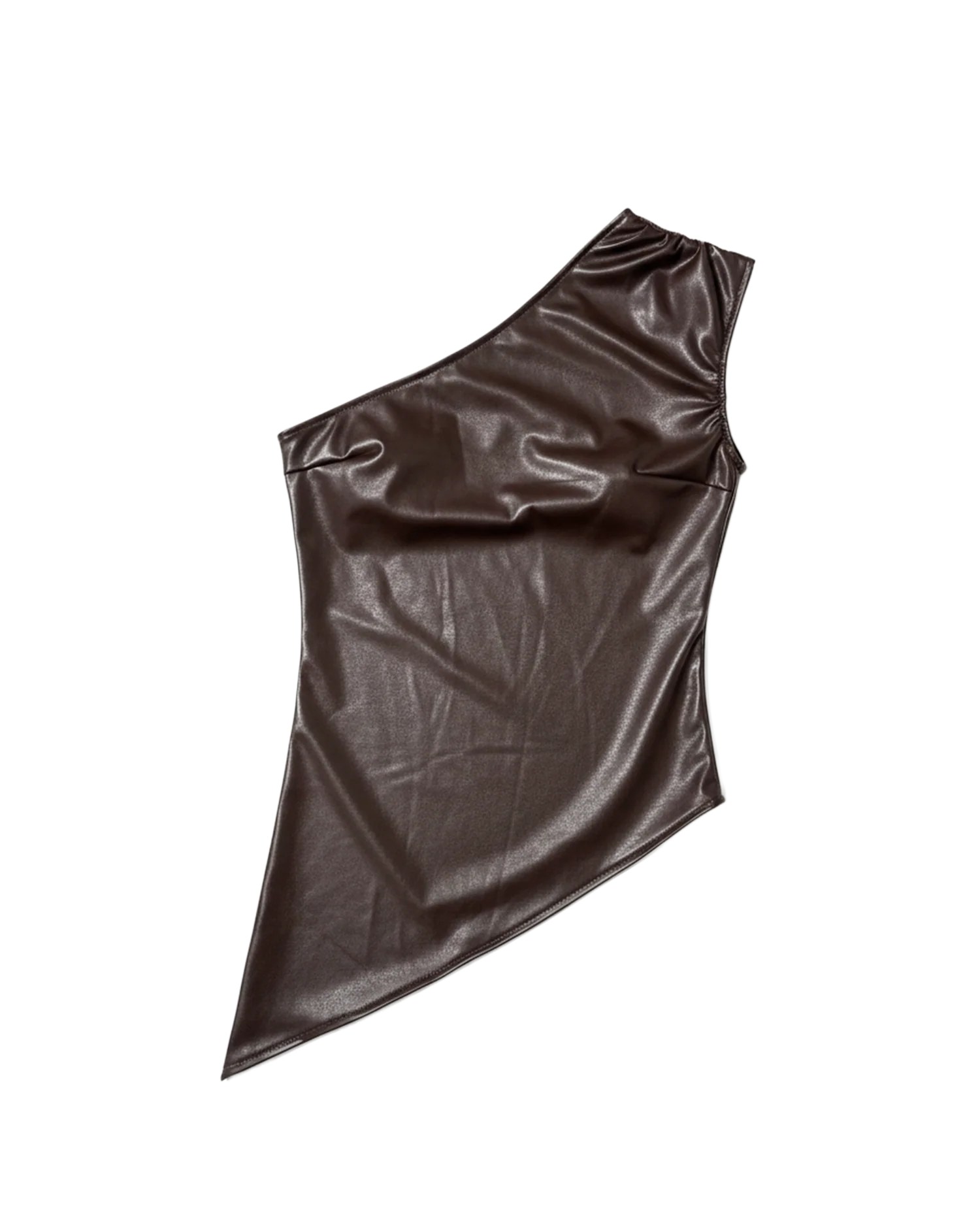 Brown Leather Top