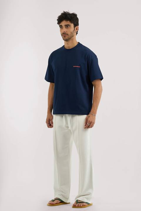 WHITE ESSENTIAL SWEATPANTS