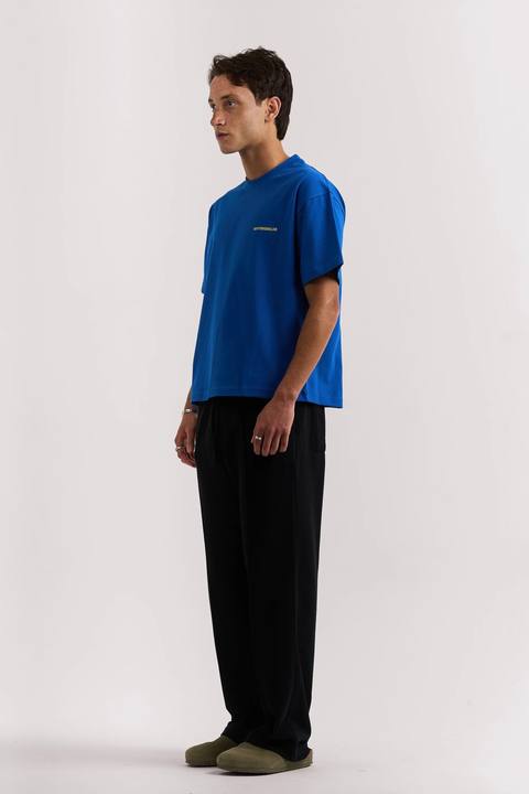 BLACK ESSENTIAL SWEATPANTS