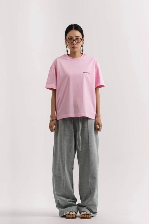 PINK BASIC T-SIHRT
