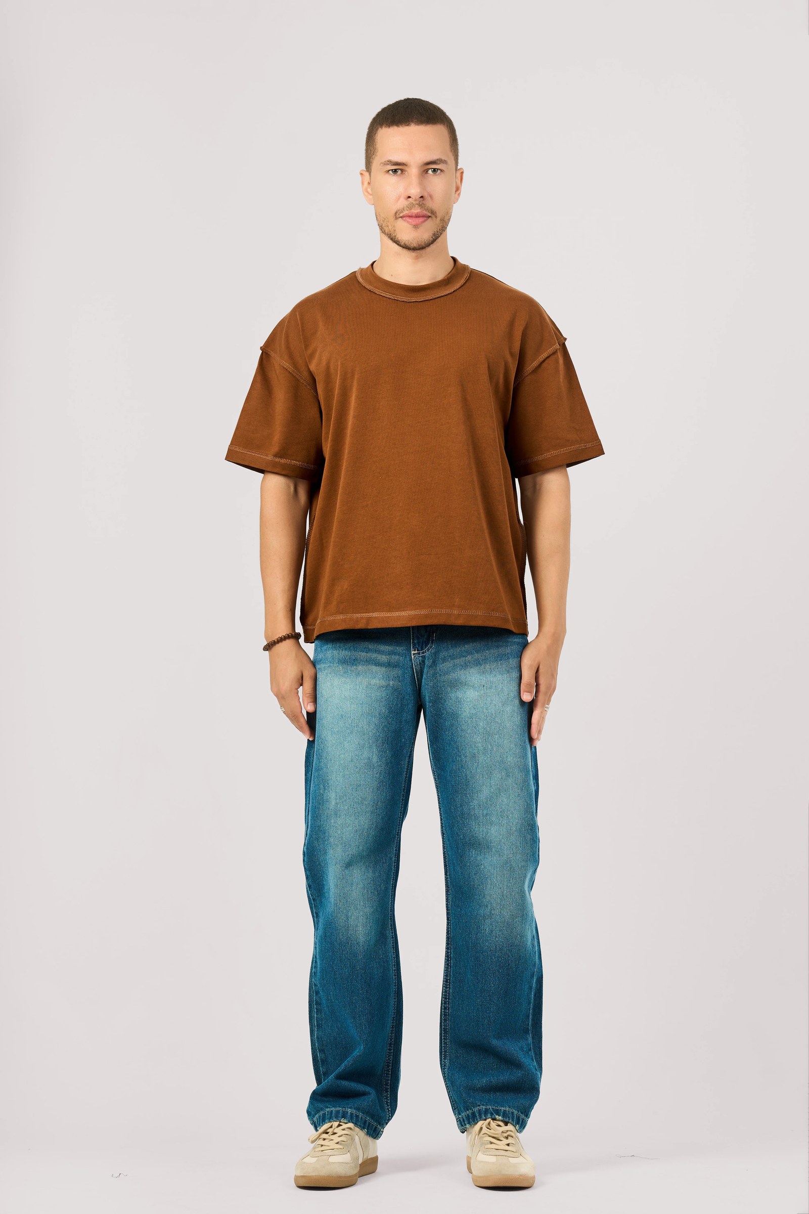 DARK BLUE REGULAR JEANS