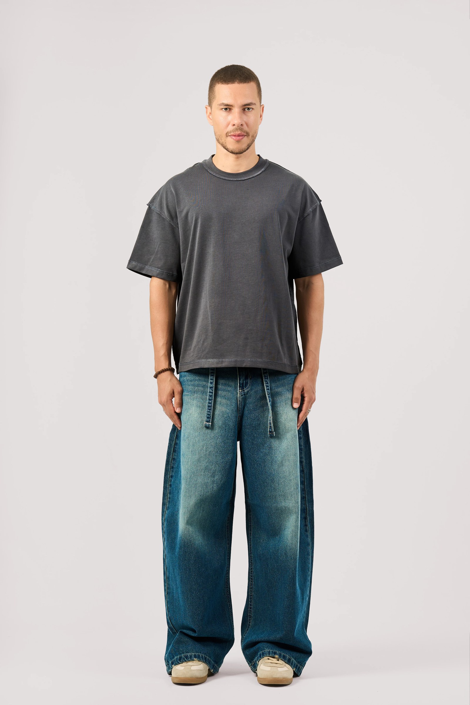 DARK BLUE SUPER BAGGY JEANS