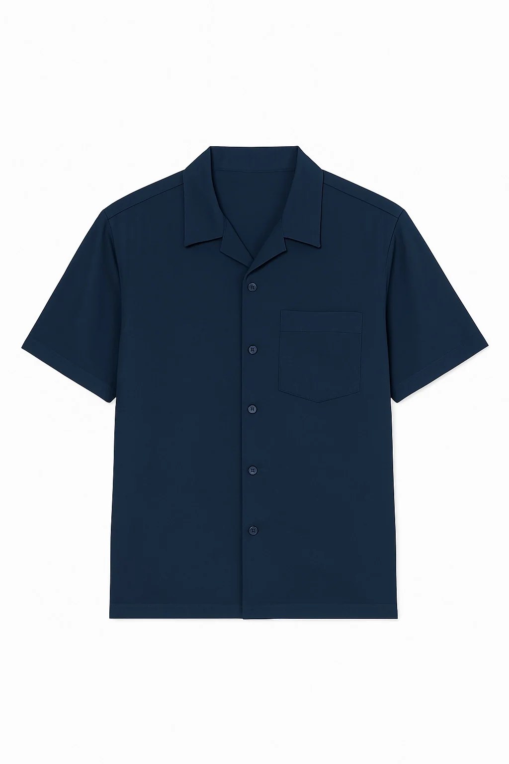 BLUE SHORT SLEEVE SHIRT