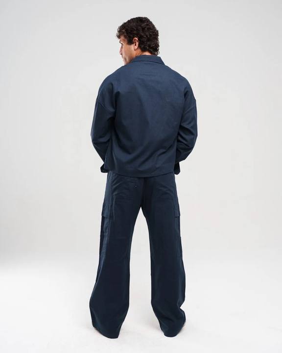 BLUE CARGO LINEN