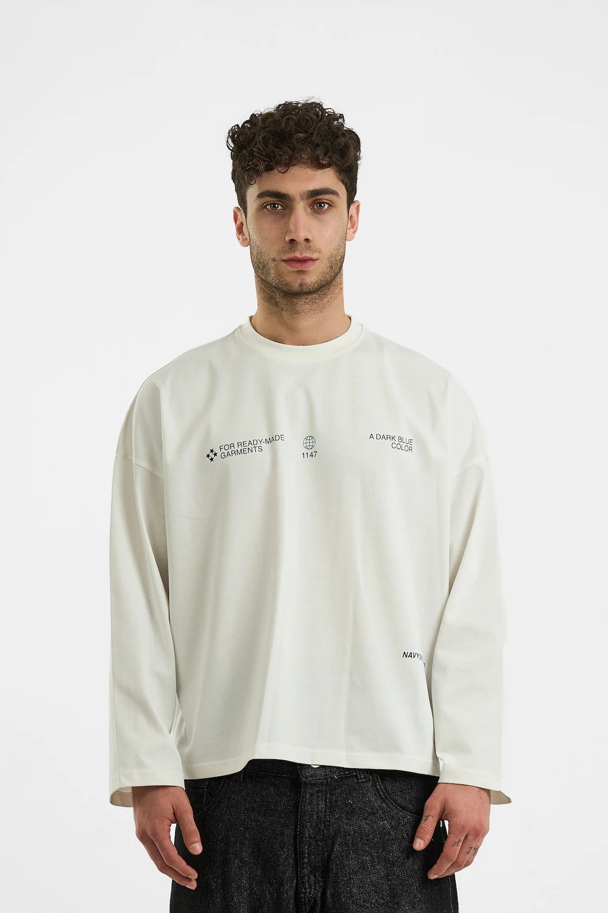 WHITE LONG SLEEVE