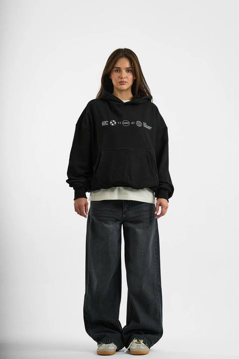 BLACK ICONS HOODIE