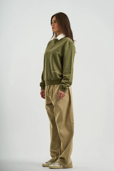 BEIGE ESSENTIAL LOUNGE TROUSERS