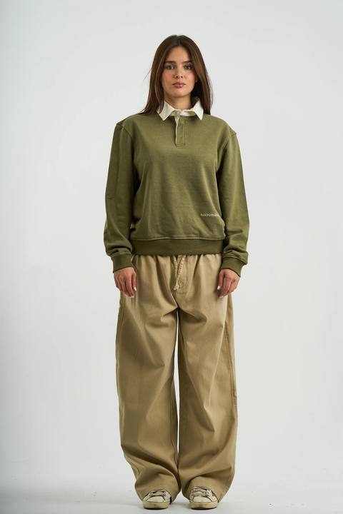 BEIGE ESSENTIAL LOUNGE TROUSERS