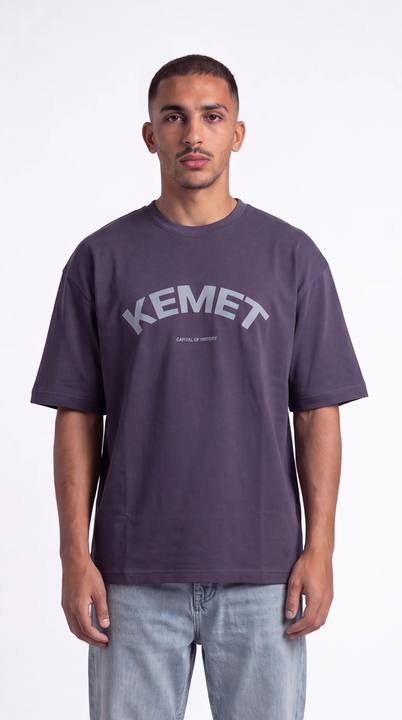 Kemet Arch Tee – Mauve Purple