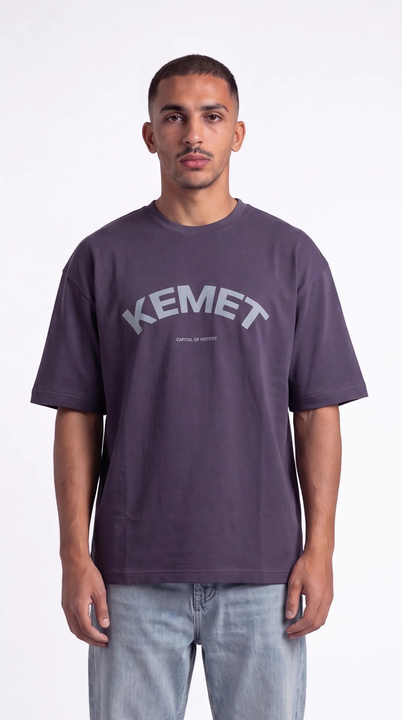 Kemet Arch Tee – Mauve Purple