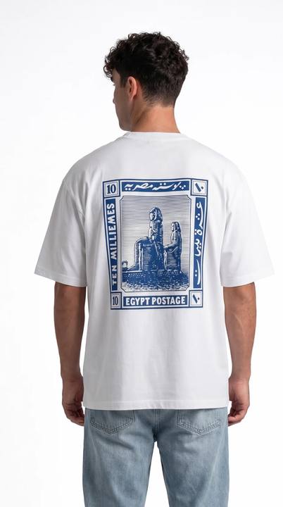 Kemet Stamp Tee - White
