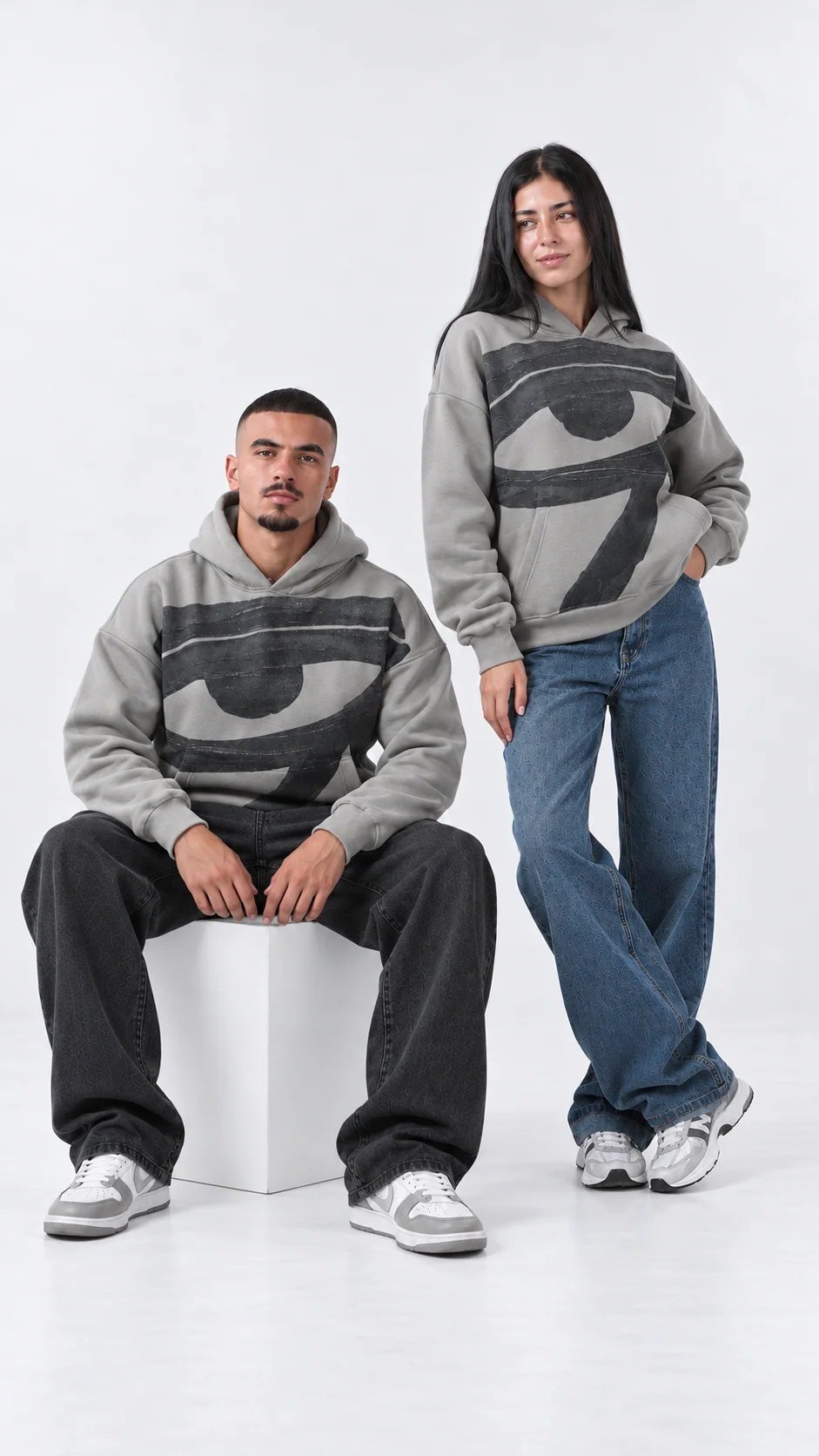Eye of Ra Hoodie – Ash Gray Edition