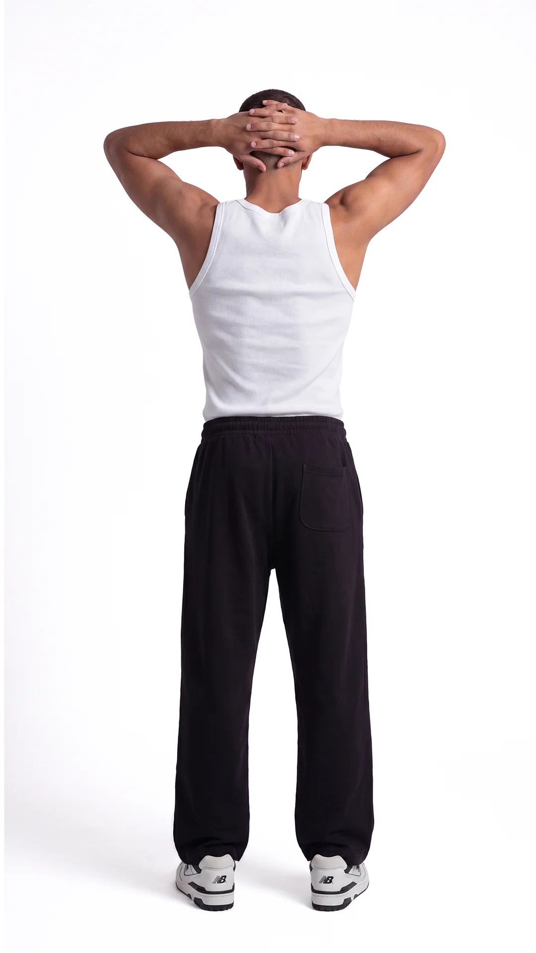 Wide Leg Sweatpants – Black