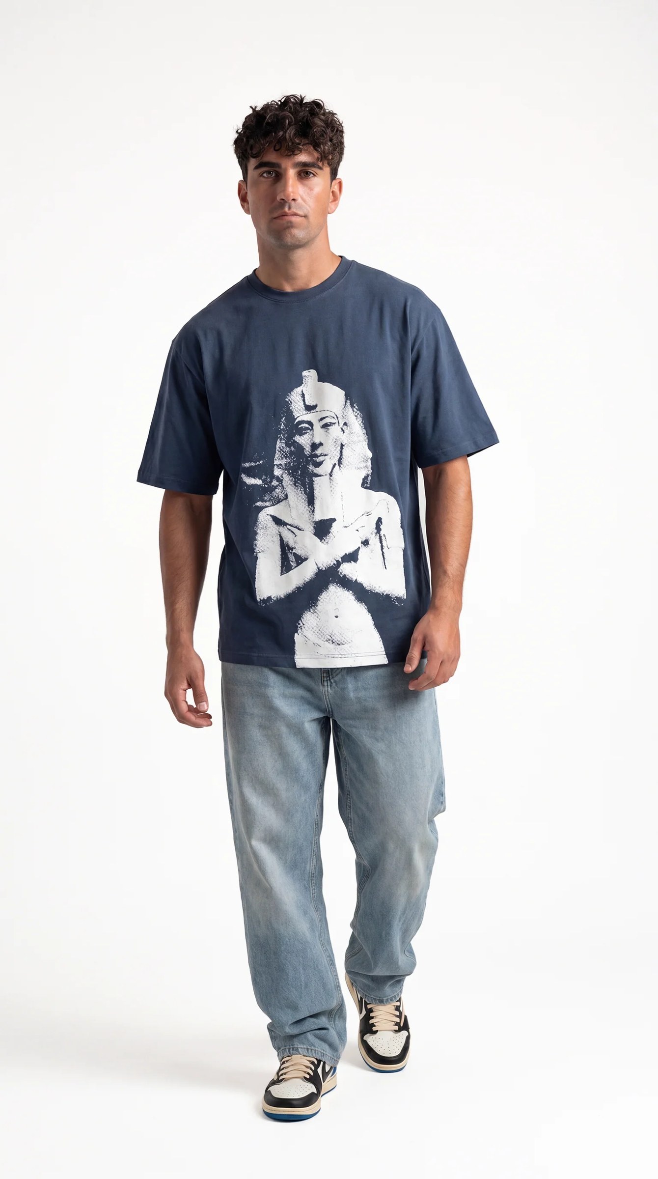 Akhen Shades Tee - Indigo