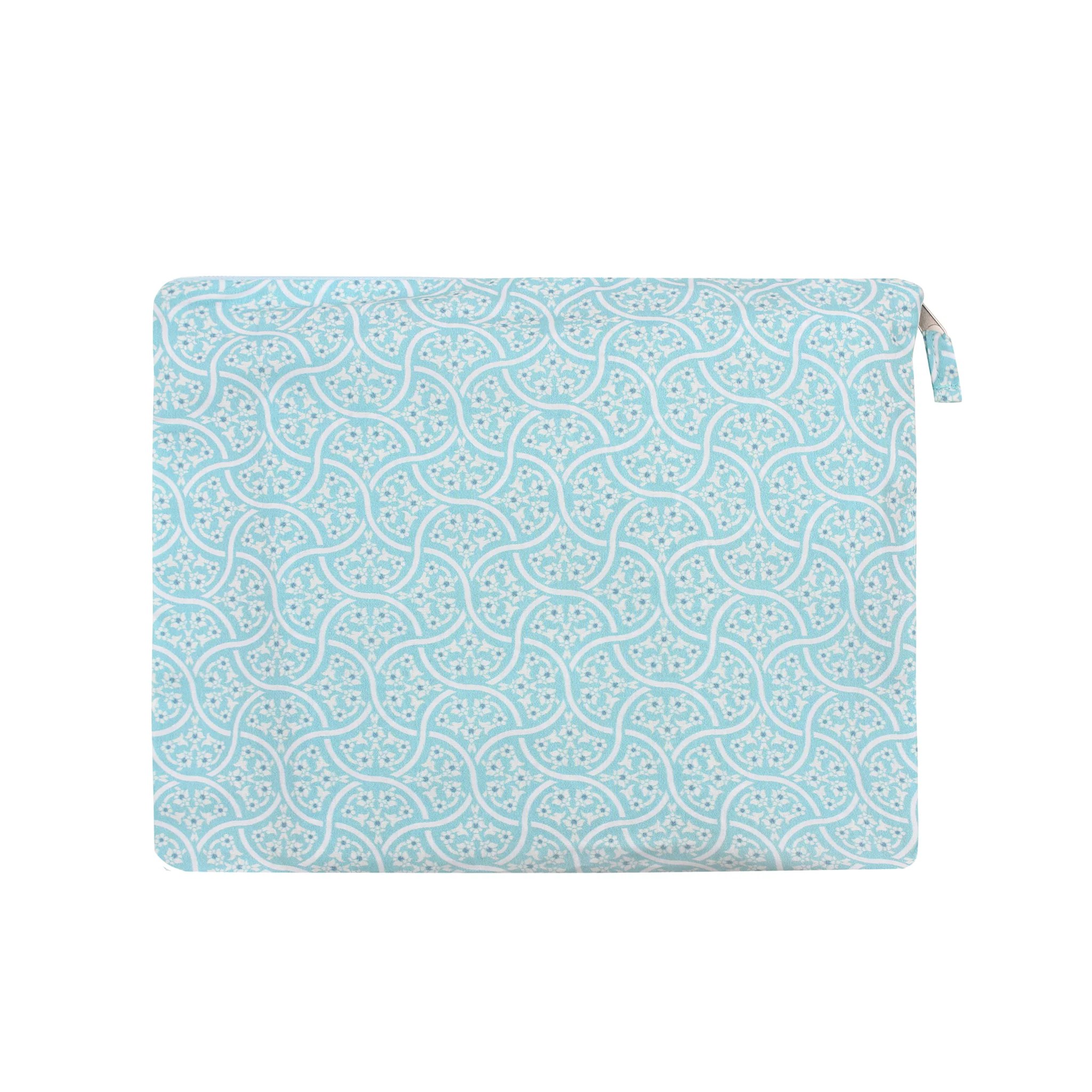 Aqua Mosaic Classic Cotton Kimono