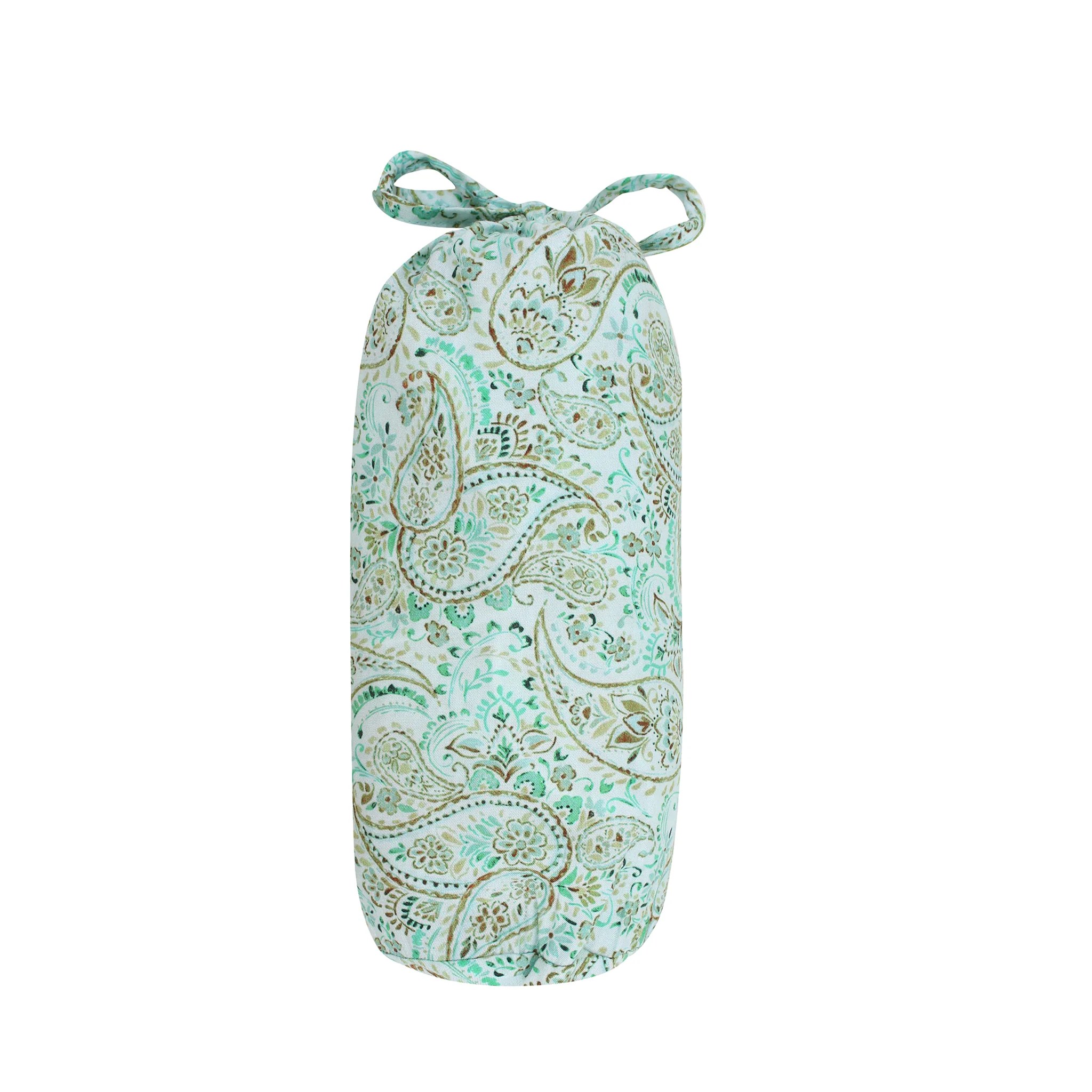 Mint Paisley Piping Silky Viscose Pyjama Set