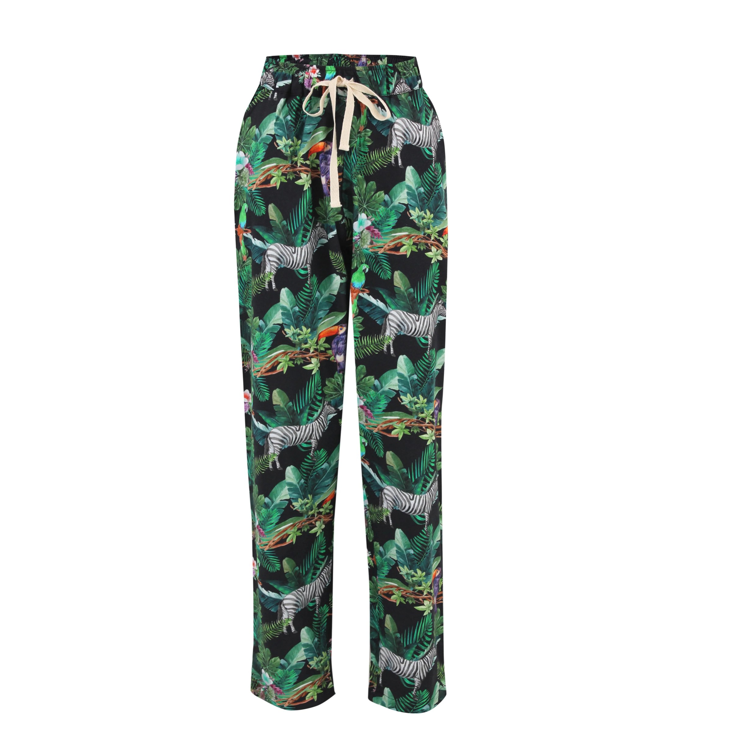 Black Jungle Warm Cotton Bottoms