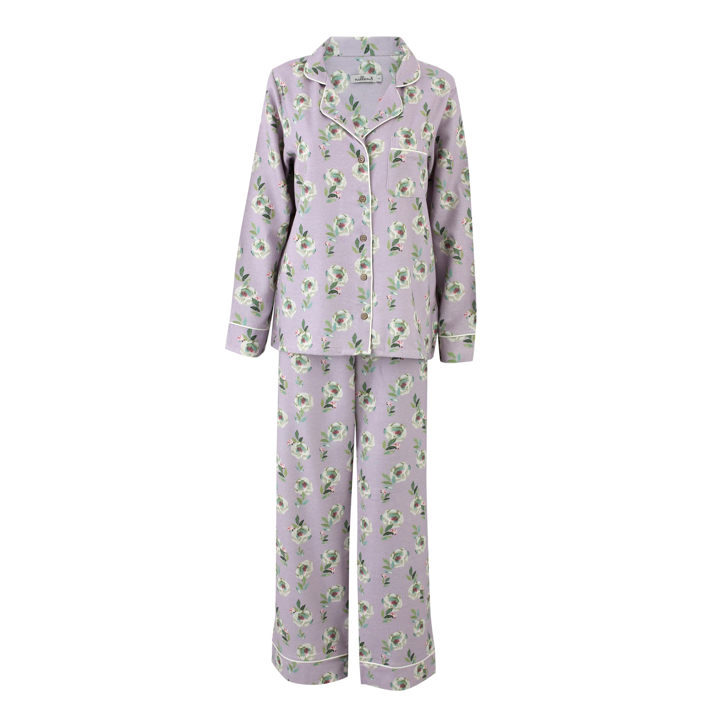 Antique Fern Printed Pyjama Set