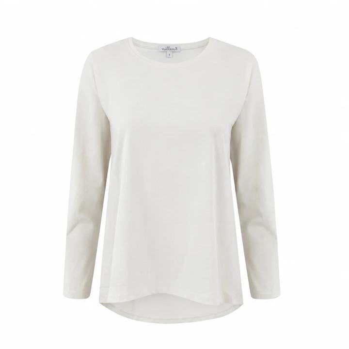Cream  Long Sleeve T-Shirt