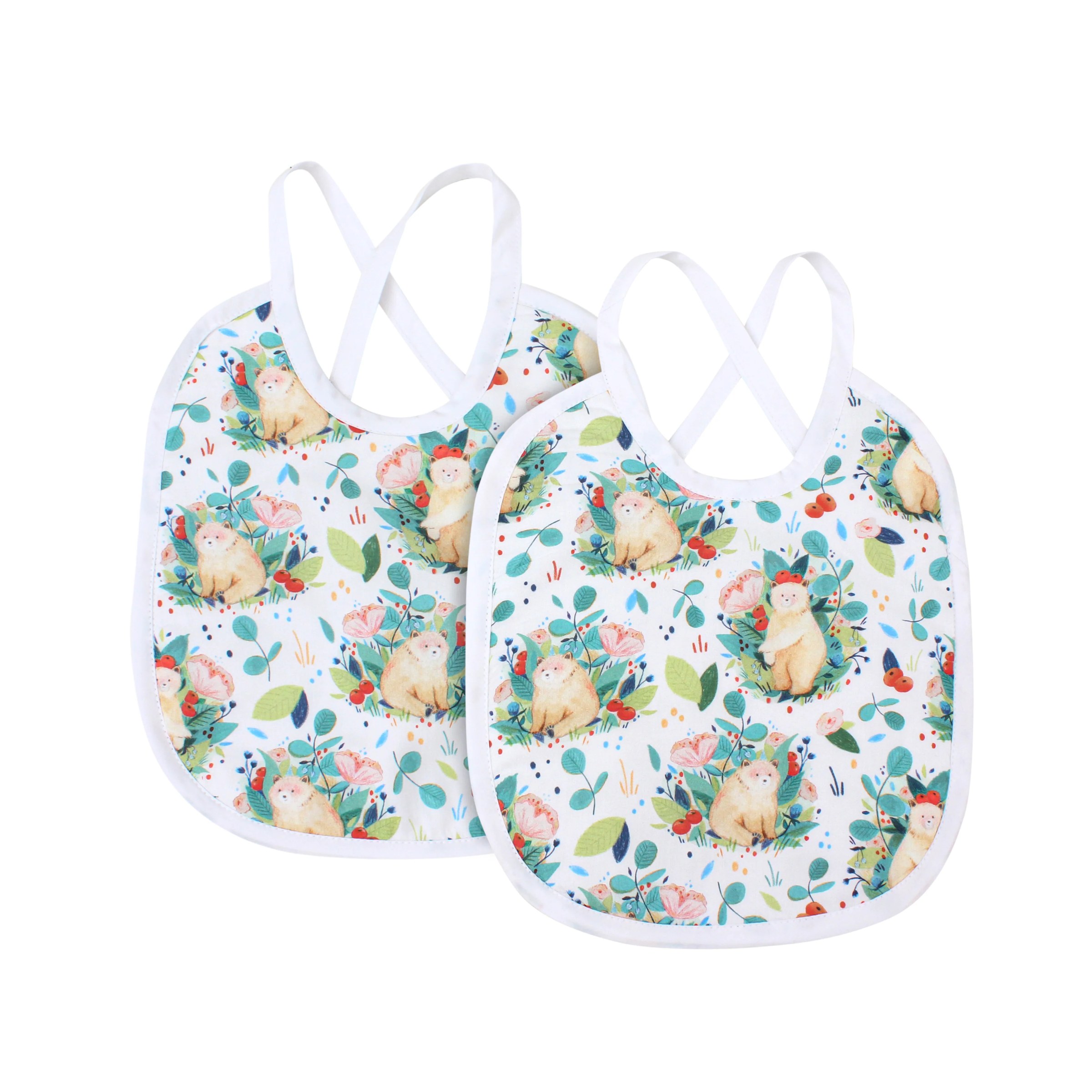 Cuddly Teddy Bib (Set of 2)