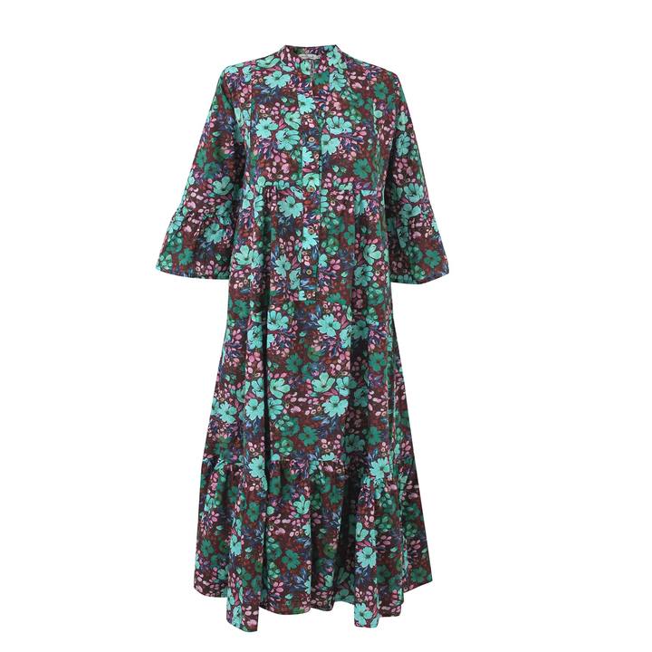 Purple Bloom Fez Dress