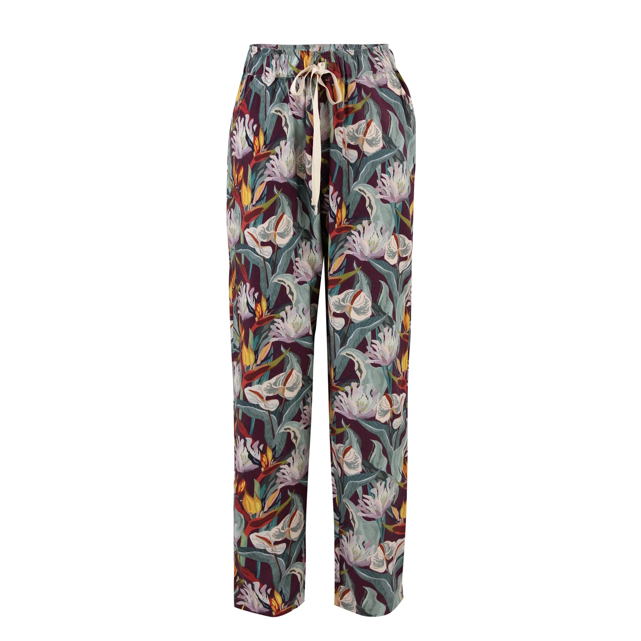 Burgundy Orchid Warm Cotton Bottoms