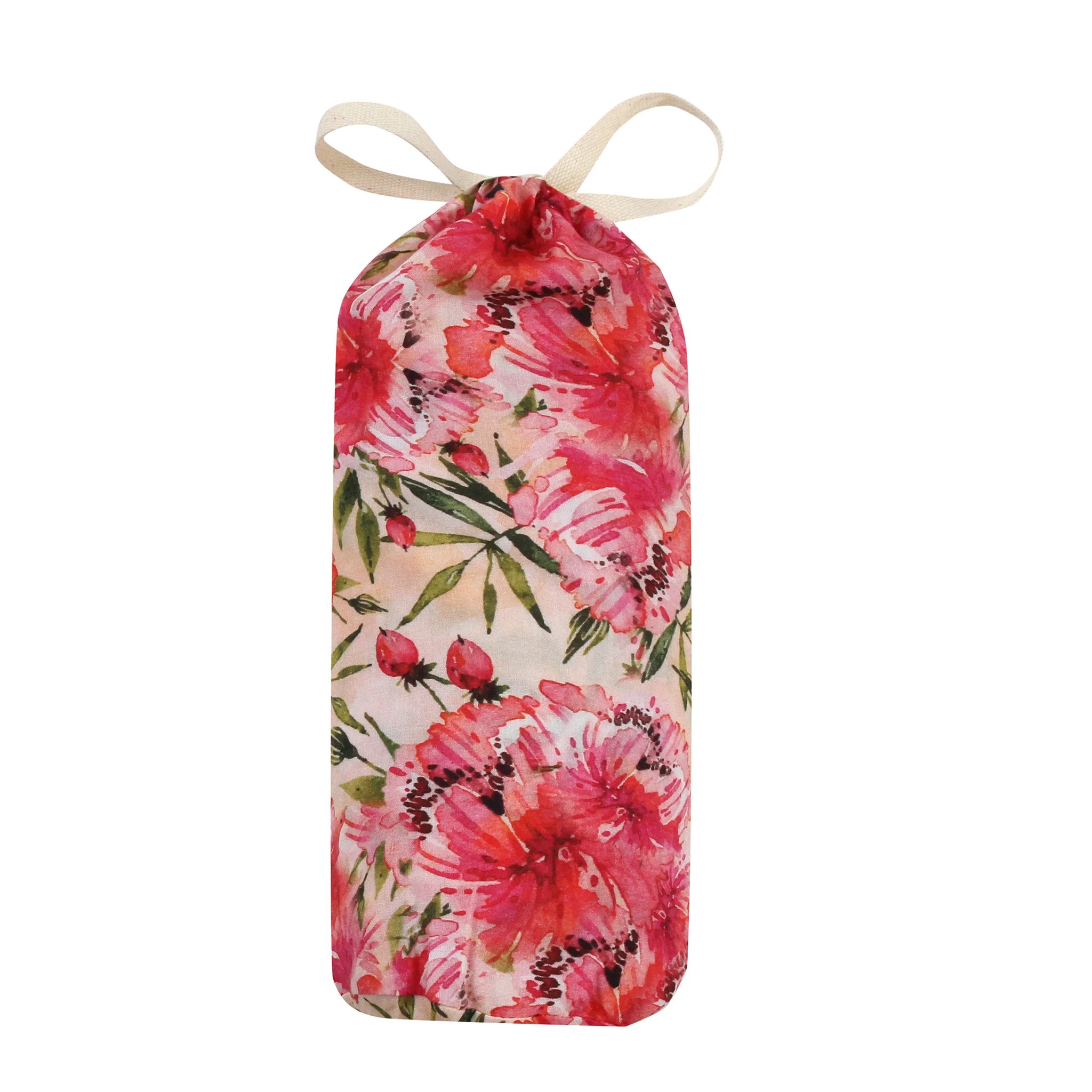 Pink Roses Silky Viscose Bottoms