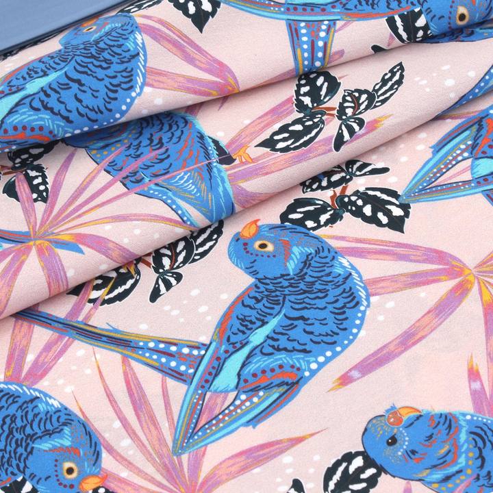 Pink Parakeet Classic Cotton Kimono