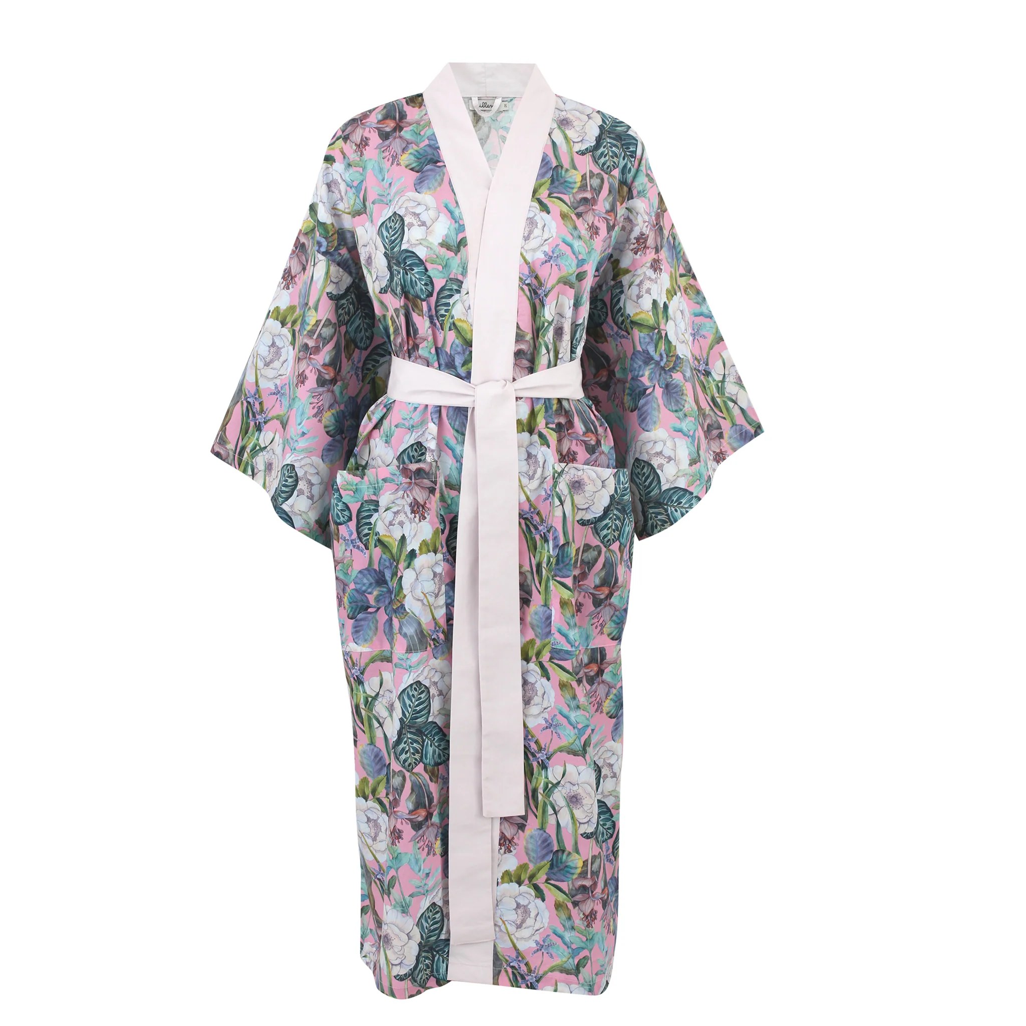 Blush Garden Classic Cotton Kimono