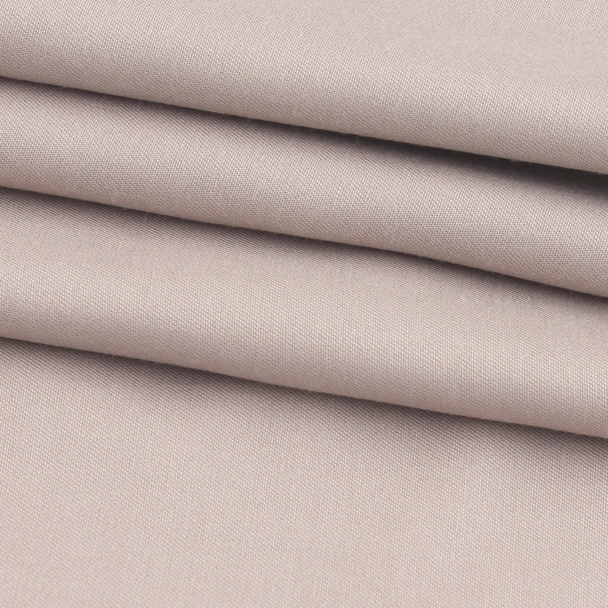 Beige Piping Silky Viscose Pyjama Set