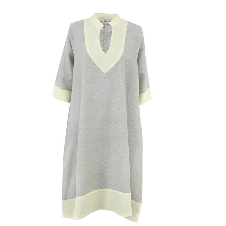Pistachio/Lime Linen Kaftan