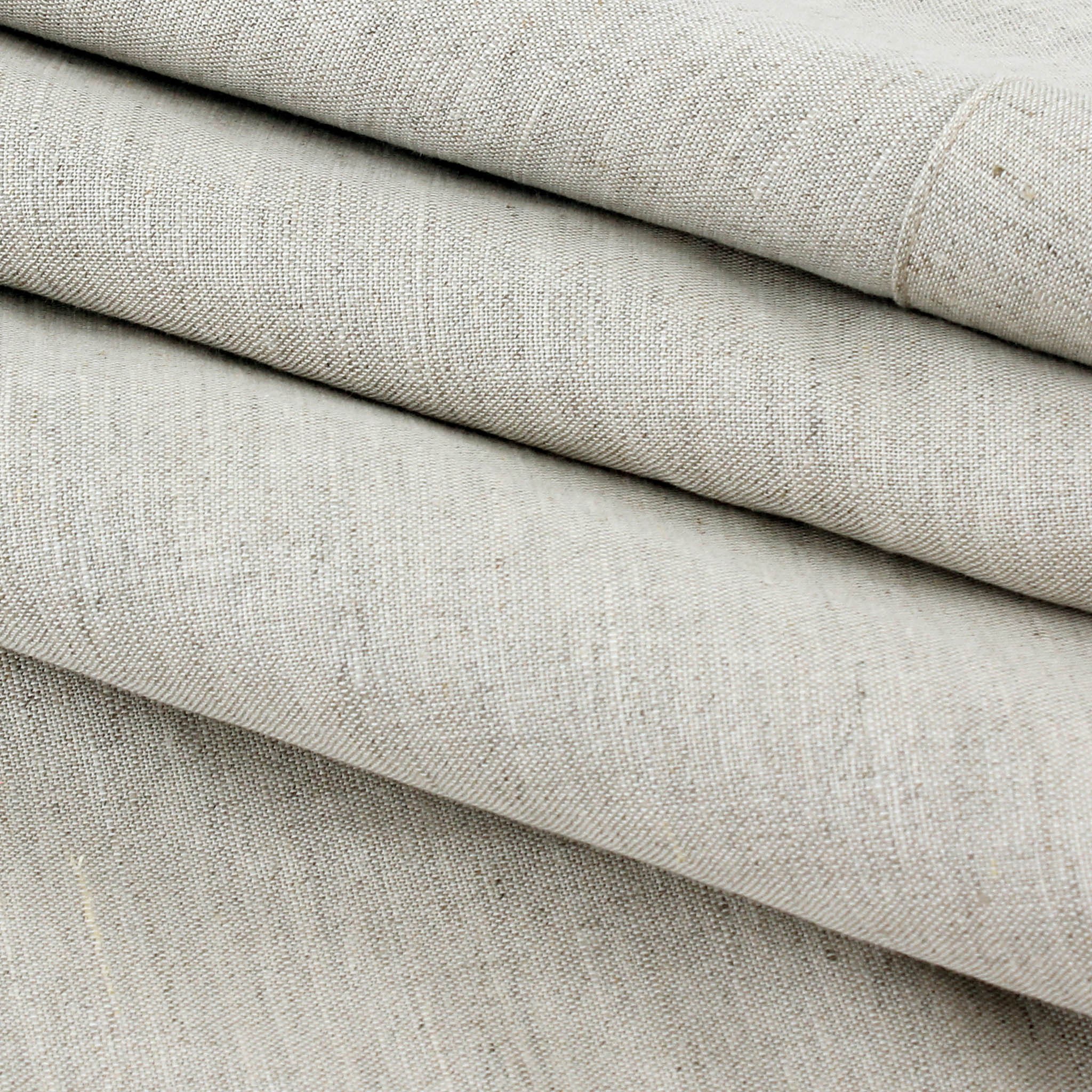 Plain Beige Linen Kaftan