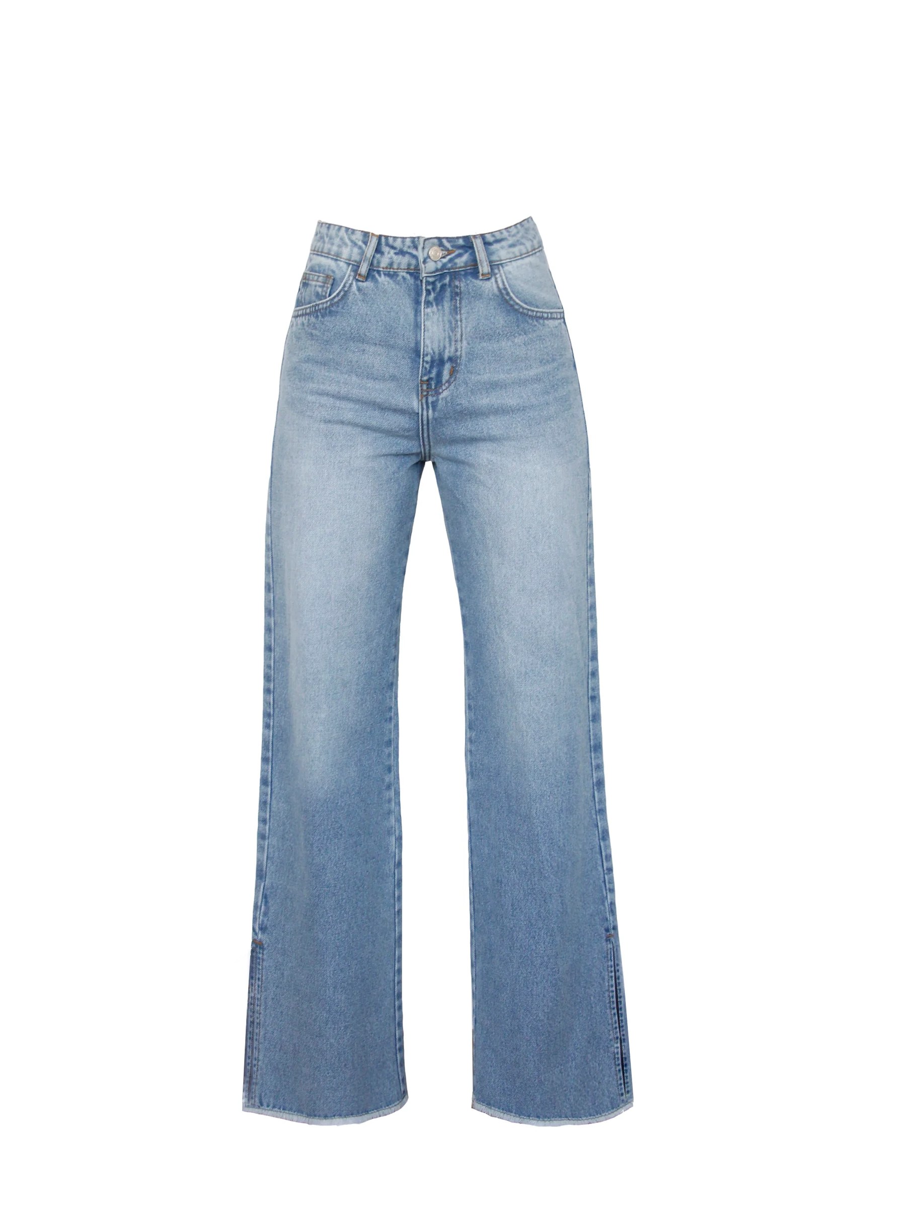 EMBOSSED POCKET DENIM
