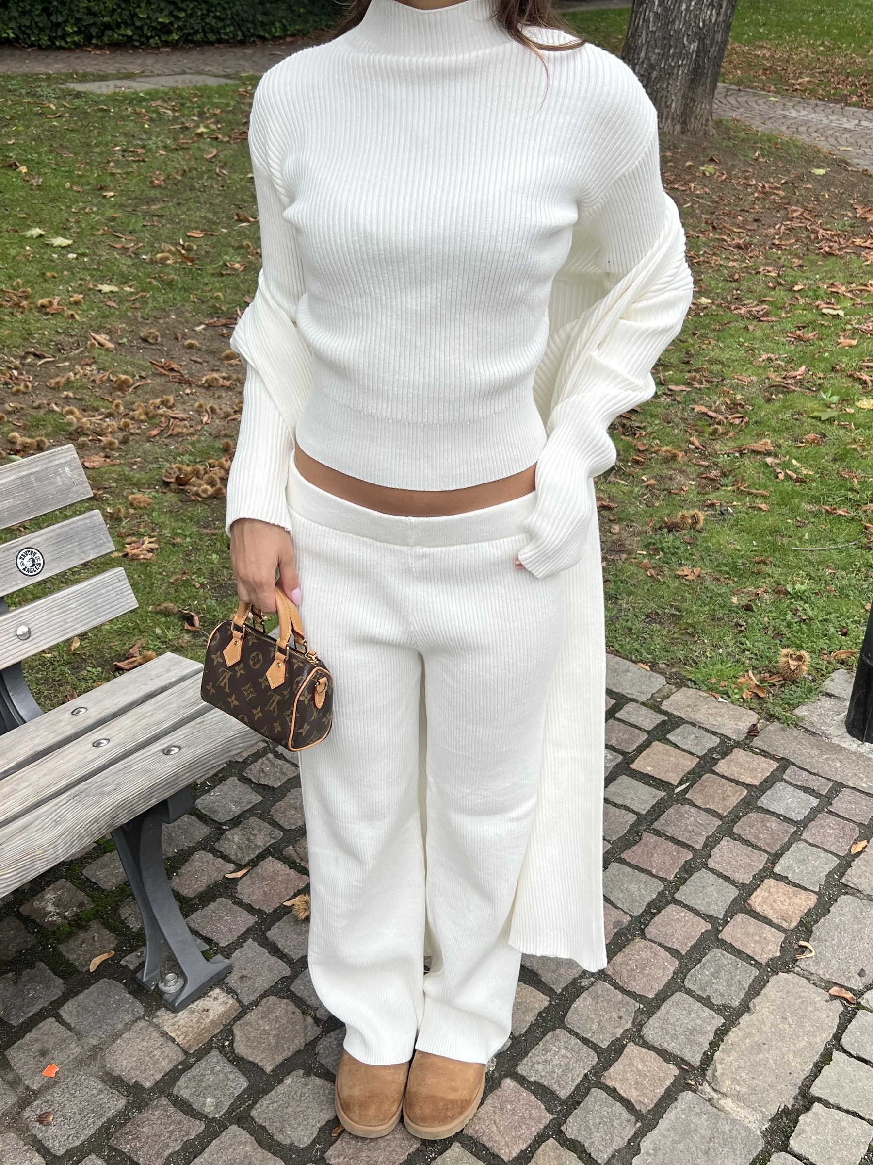 RIBBED KNIT SET