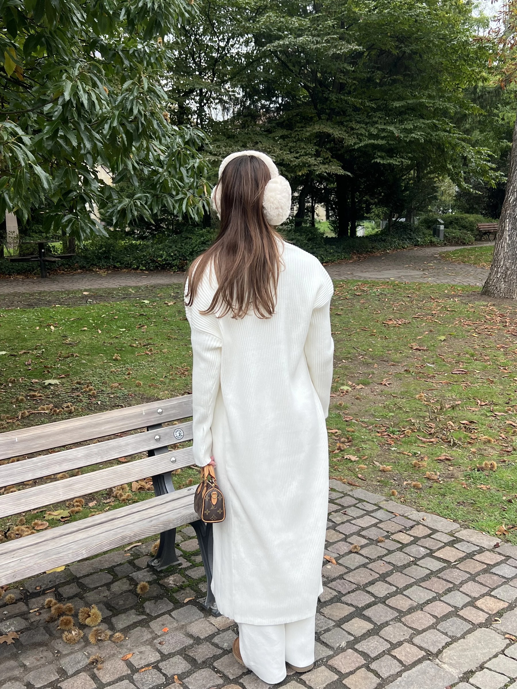 LONG RIBBED KNIT CARDIGAN