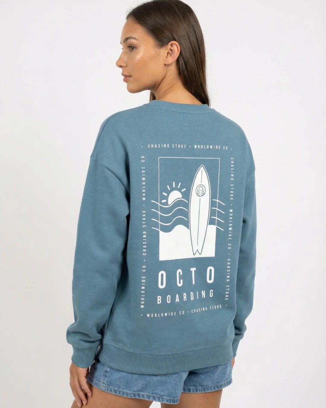Blue - Chasing Stoke Sweatshirt