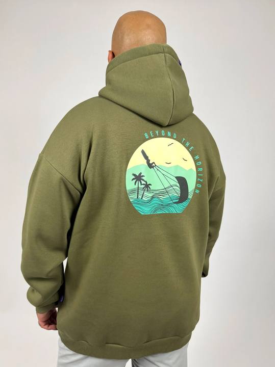 Army Green - Beyond The Horizon Hoodie