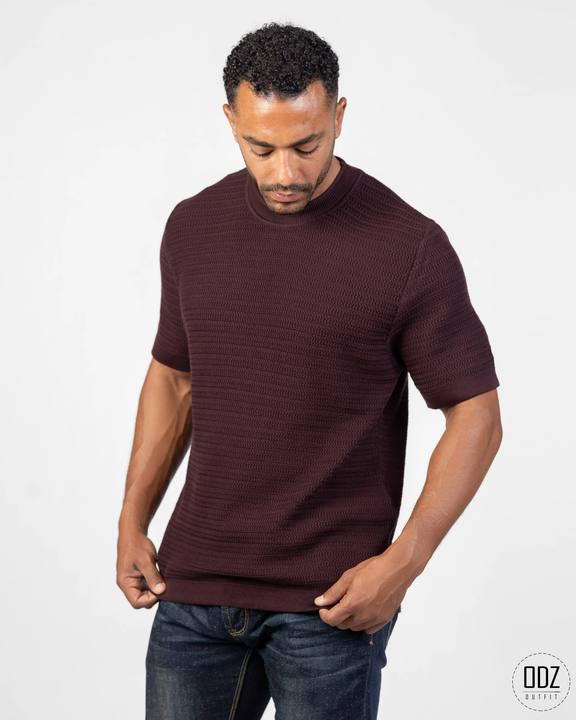 Ripple Knitted T-shirt