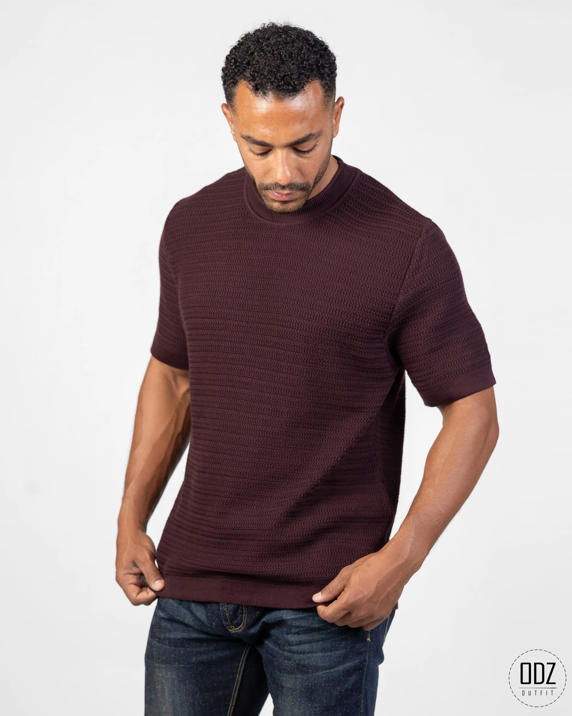 Ripple Knitted T-shirt