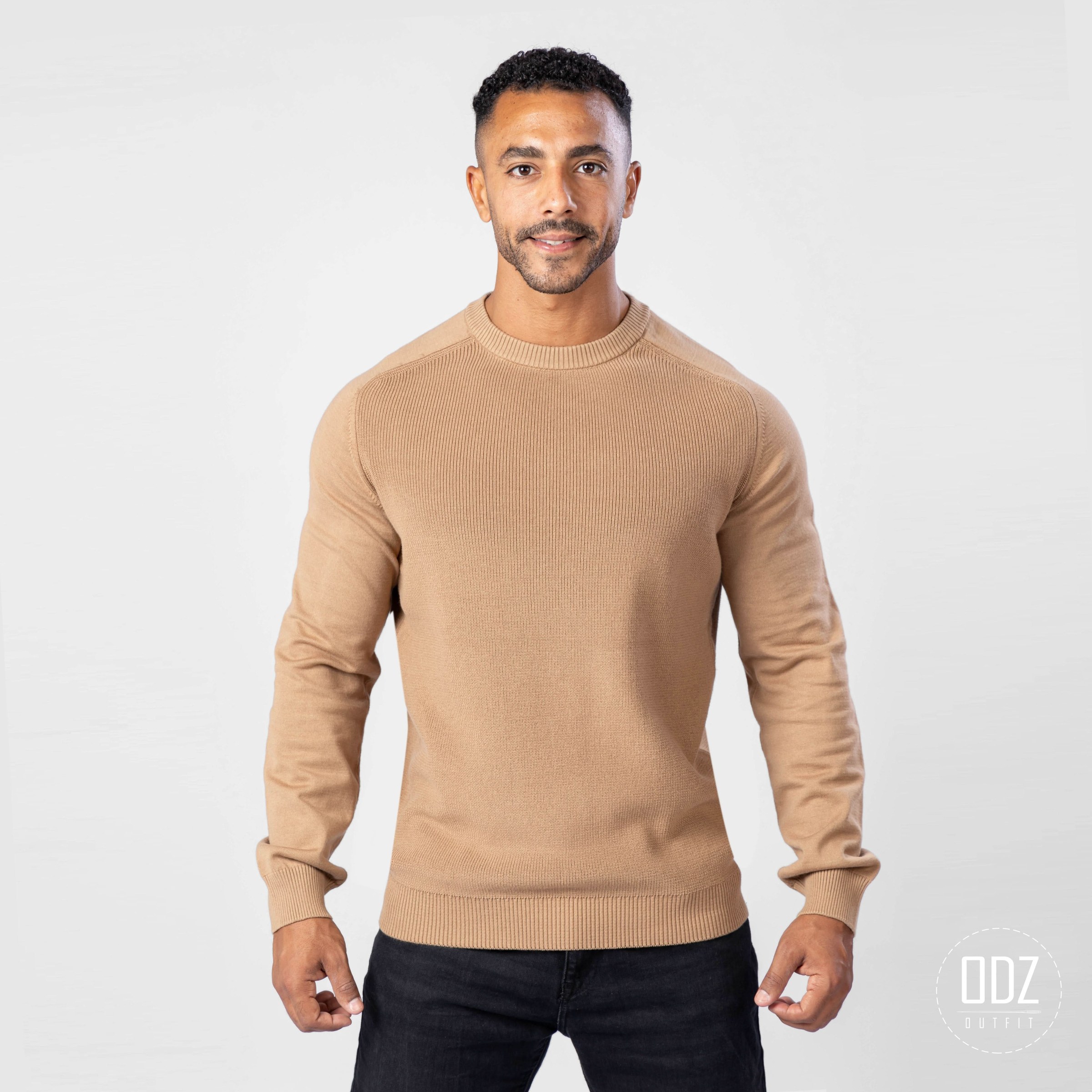 Ribbed Shoulder Pullover