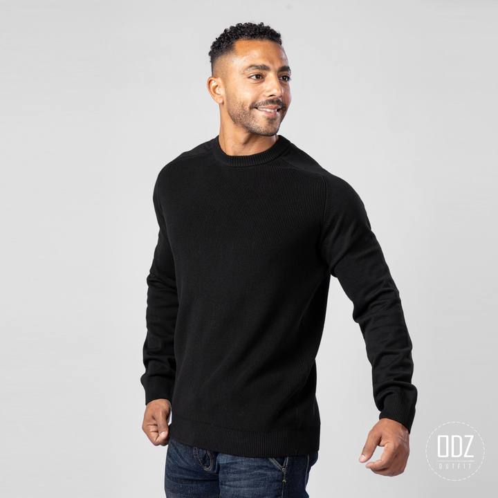 Ribbed Shoulder Pullover